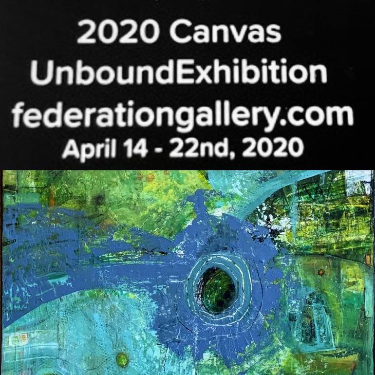 Original Abstract Expressionism Abstract Painting by Karen Marki