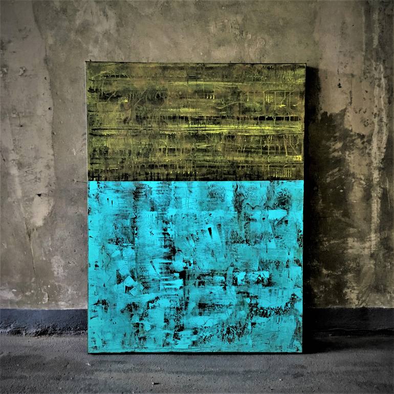 Original Minimalism Abstract Painting by Karen Marki