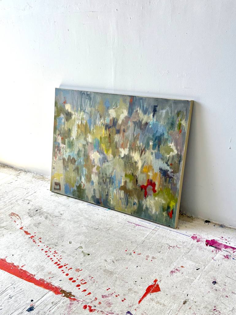 Original Abstract Expressionism Abstract Painting by Karen Marki