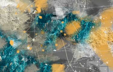 Original Abstract Expressionism Abstract Digital by Marcus Marinho