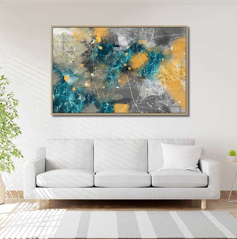 Original Abstract Expressionism Abstract Digital by Marcus Marinho