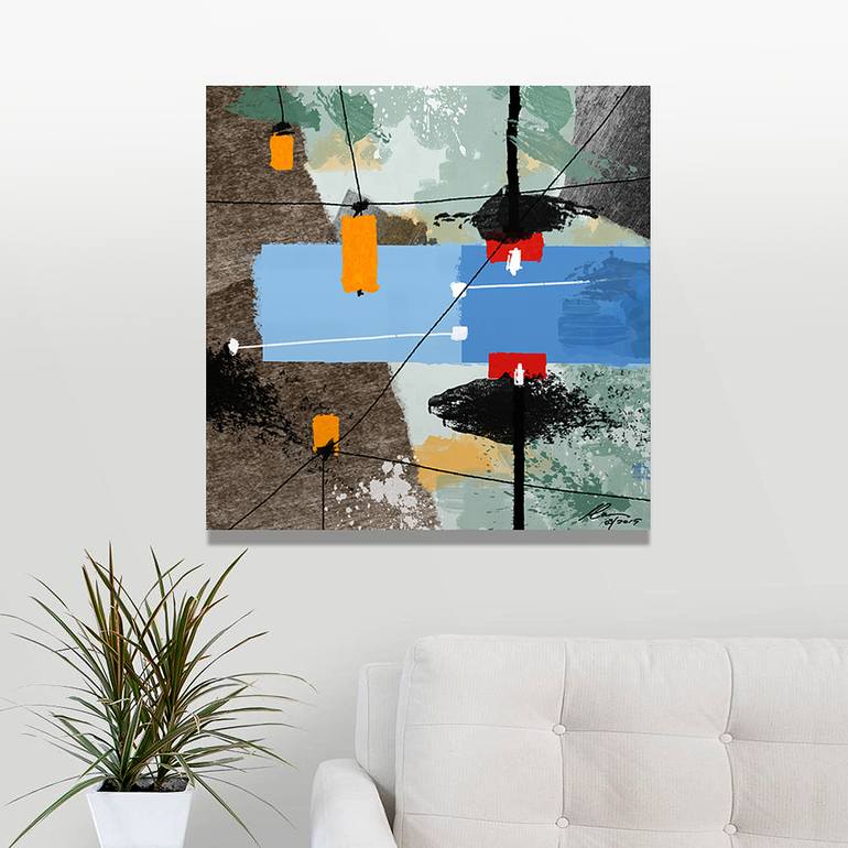 Original Abstract Painting by Marcus Marinho