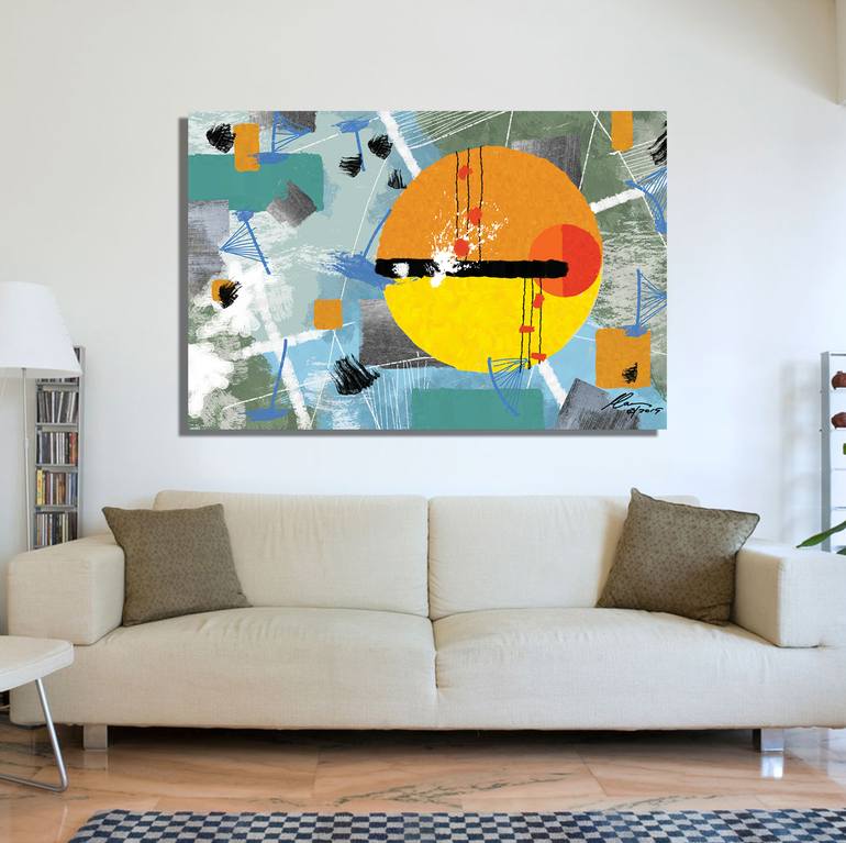 Original Abstract Painting by Marcus Marinho