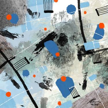 Original Abstract Paintings by Marcus Marinho