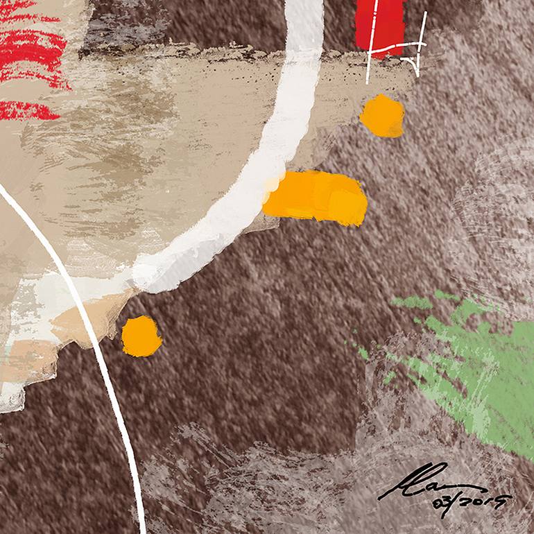 Original Expressionism Abstract Digital by Marcus Marinho