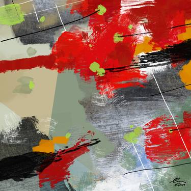Original Abstract Paintings by Marcus Marinho