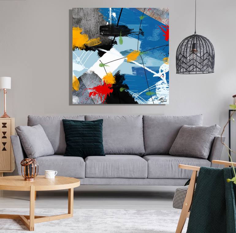 Original Abstract Painting by Marcus Marinho