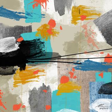 Original Abstract Paintings by Marcus Marinho