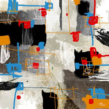 Original Abstract Expressionism Abstract Digital by Marcus Marinho