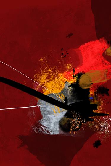Original Abstract Expressionism Abstract Digital by Marcus Marinho