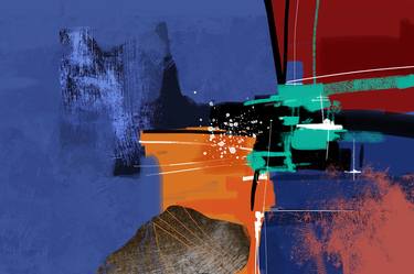 Original Abstract Expressionism Abstract Digital by Marcus Marinho