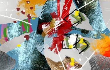 Original Abstract Expressionism Abstract Digital by Marcus Marinho
