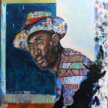 Original Abstract Portrait Paintings by Buhle Nkalashe