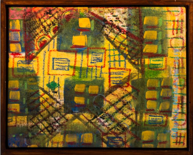 Original Abstract Expressionism Abstract Paintings by Buhle Nkalashe