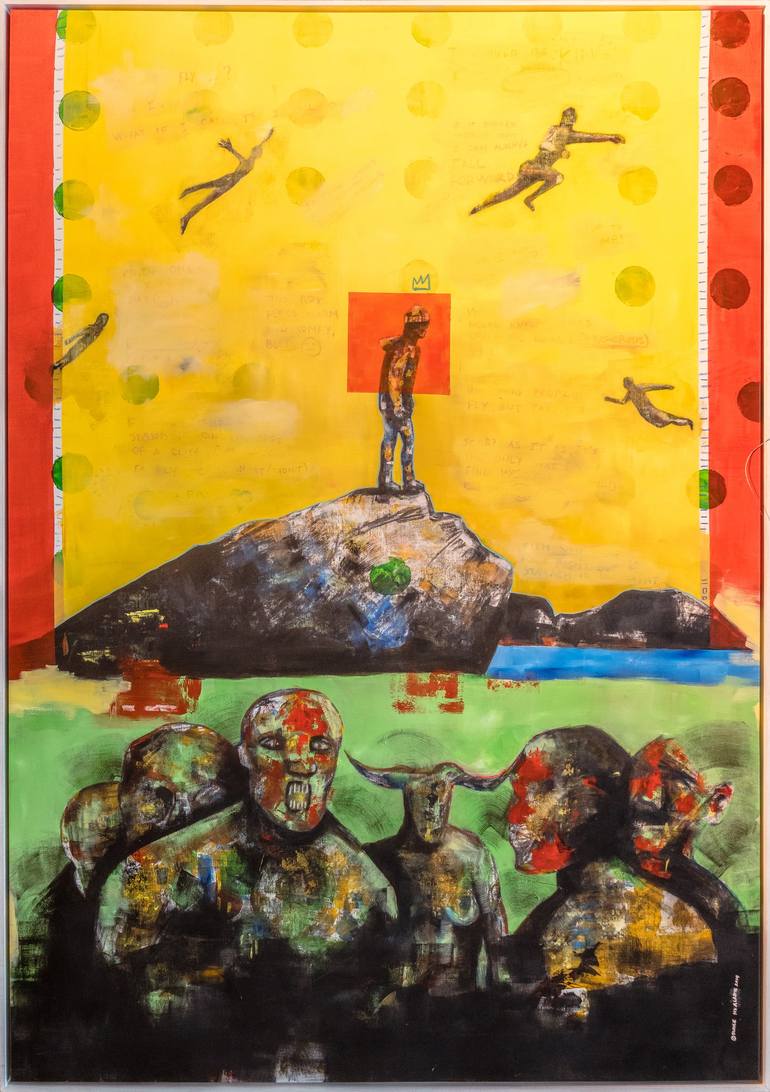 Original Surrealism Fantasy Paintings by Buhle Nkalashe