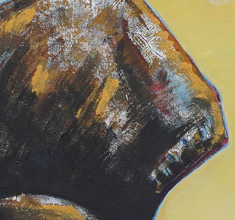 Original Figurative Abstract Painting by Buhle Nkalashe