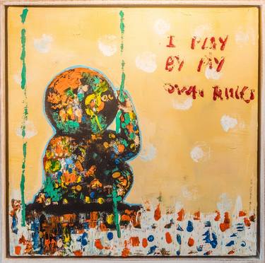 Saatchi Art Artist Buhle Nkalashe; Painting, “Brave heart” #art