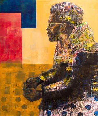 Saatchi Art Artist Buhle Nkalashe; Paintings, “The Game Changer” #art
