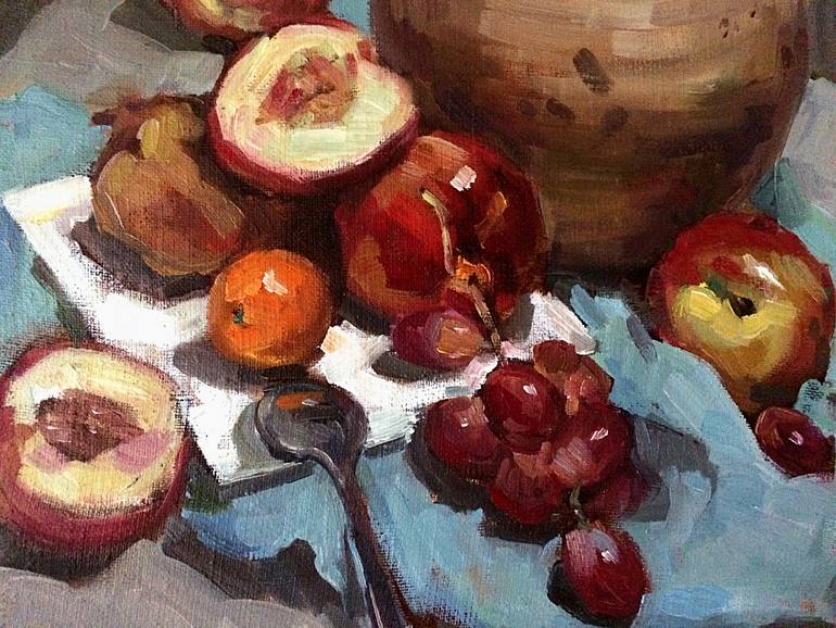 Original Modernism Still Life Painting by Olha Salnikova