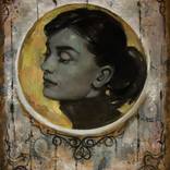 Portrait of Audrey Hepburn by Olha Salnikova