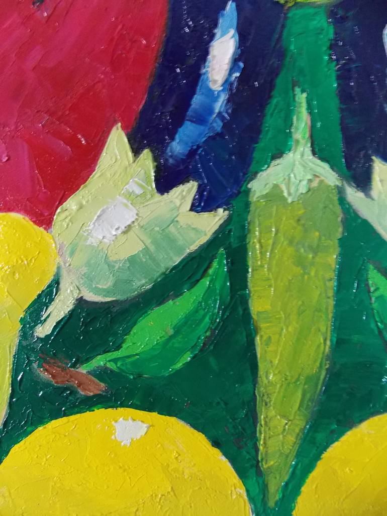 Original Modernism Abstract Painting by Daviti Asatiani