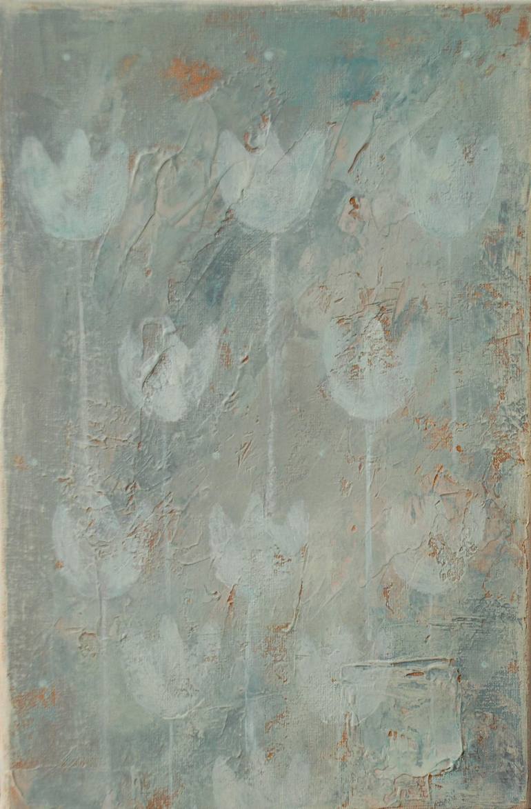 "The garden where the flowers spoke" Original Painting by maryna shkoliar