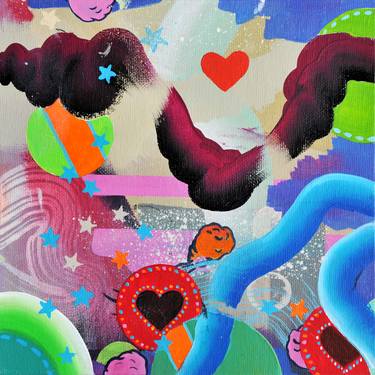 Print of Abstract Love Paintings by Silja Ritter