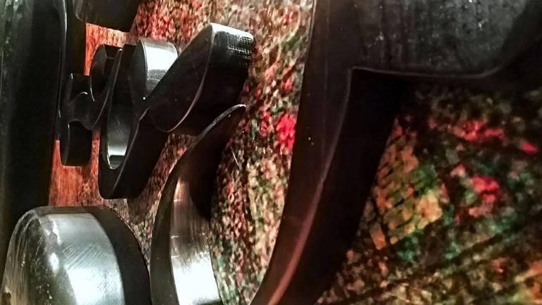 Original Art Deco Calligraphy Sculpture by Koray Akay