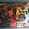 Everyone upon the Earth, all that is on Earth will perish.
wood on wood, wood wall sculpture, Arabic calligraphy