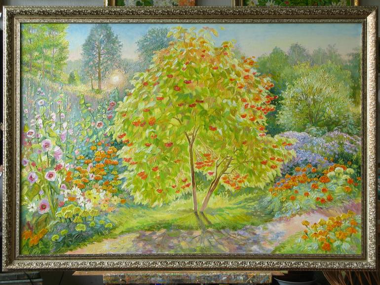 Original Impressionism Landscape Painting by Anna Sergeeva