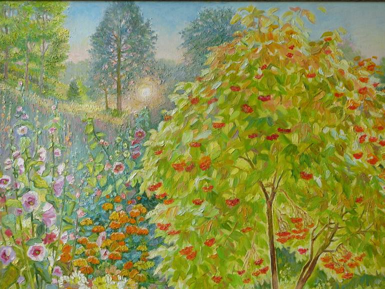 Original Impressionism Landscape Painting by Anna Sergeeva