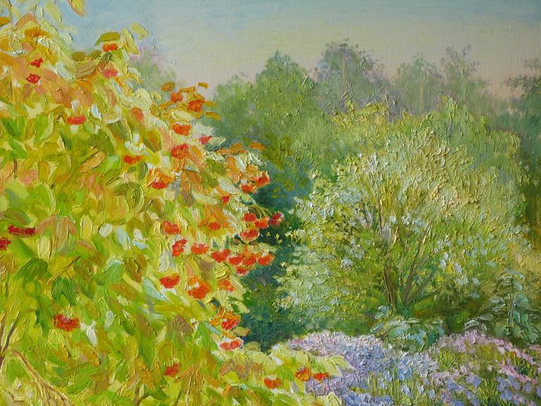 Original Impressionism Landscape Painting by Anna Sergeeva