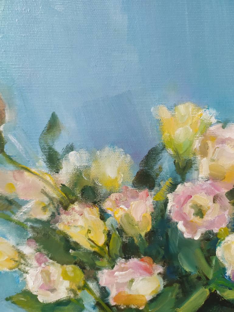 Original Impressionism Floral Painting by Valentina Andrukhova