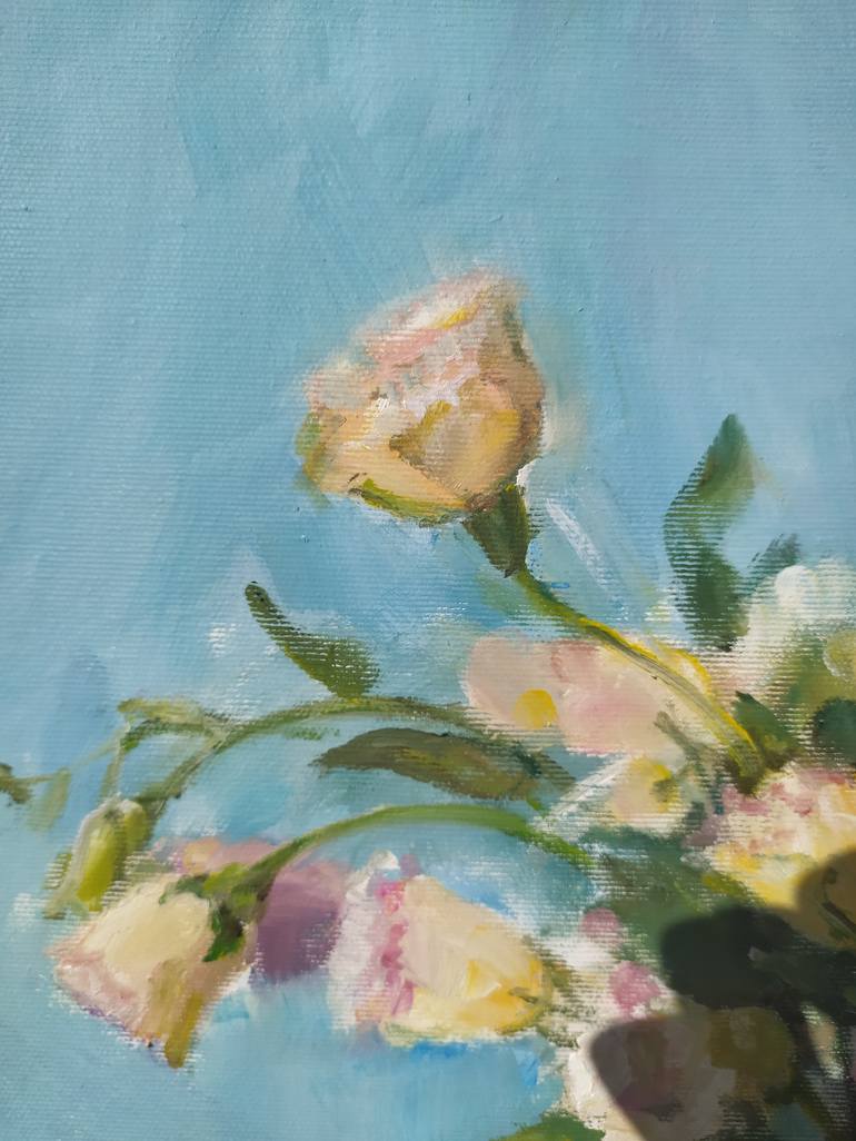 Original Impressionism Floral Painting by Valentina Andrukhova