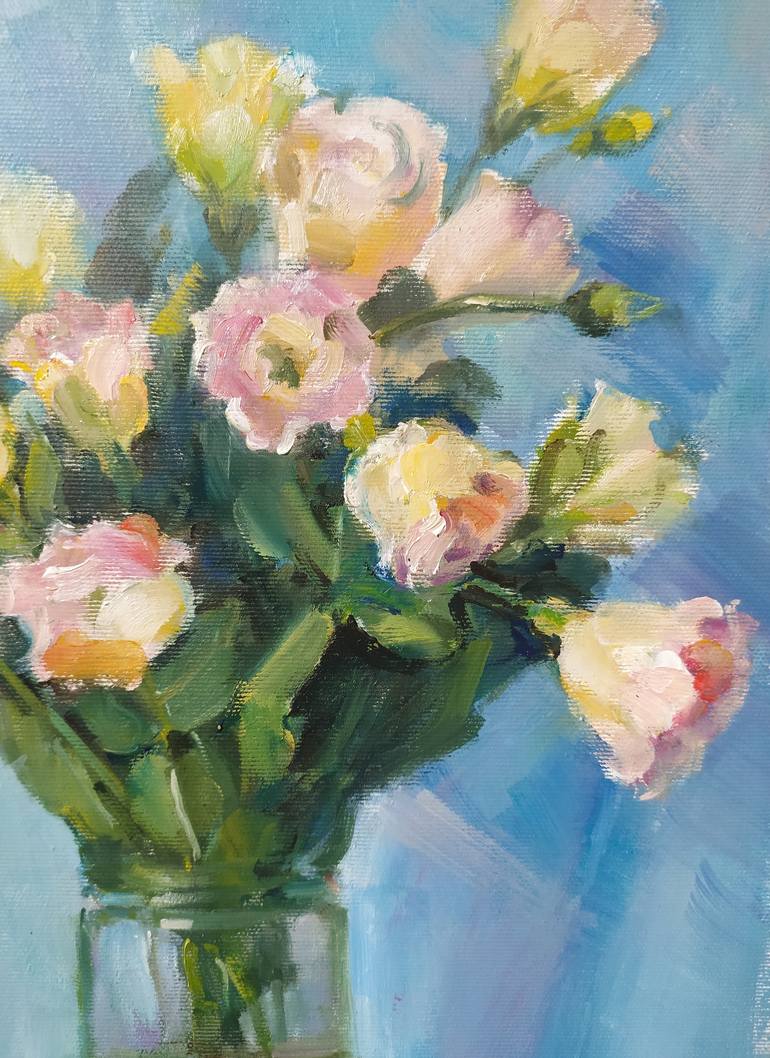 Original Impressionism Floral Painting by Valentina Andrukhova