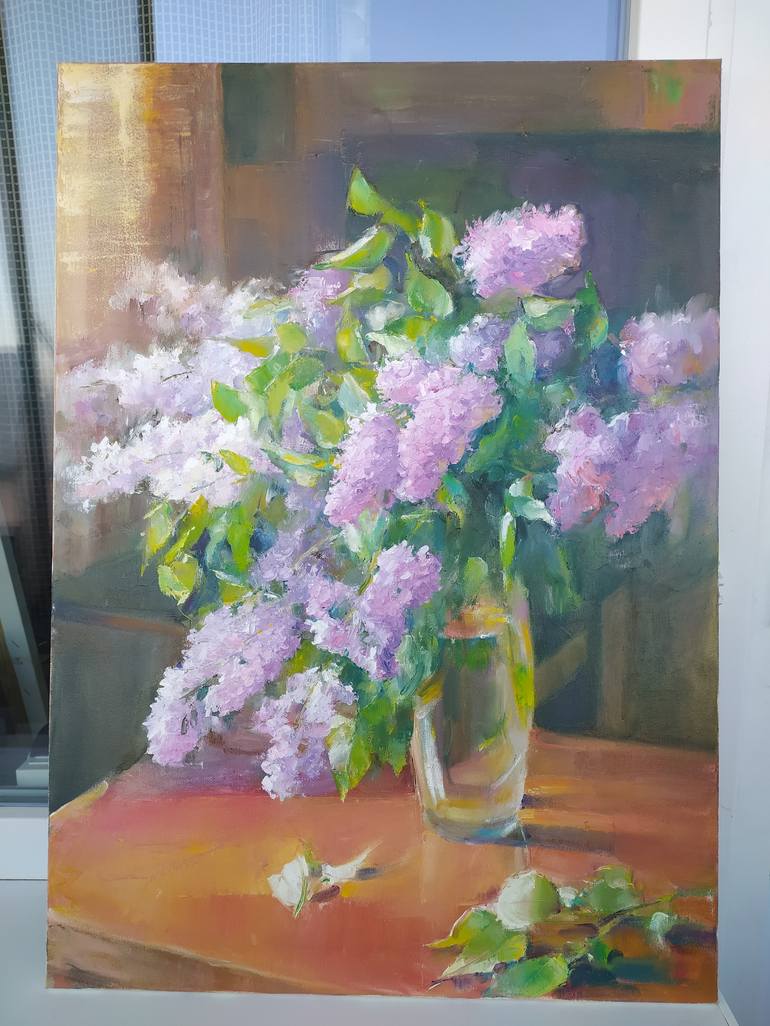 Original Impressionism Floral Painting by Valentina Andrukhova