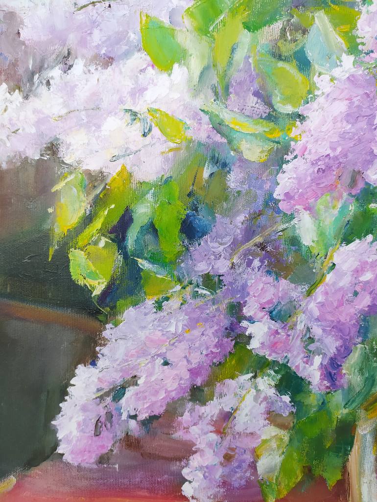 Original Impressionism Floral Painting by Valentina Andrukhova