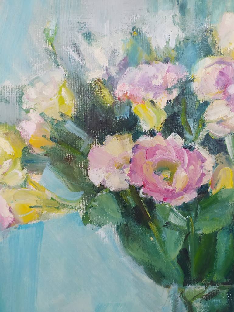 Original Impressionism Floral Painting by Valentina Andrukhova