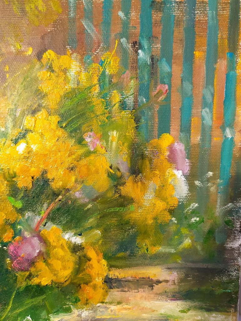 Original Impressionism Floral Painting by Valentina Andrukhova