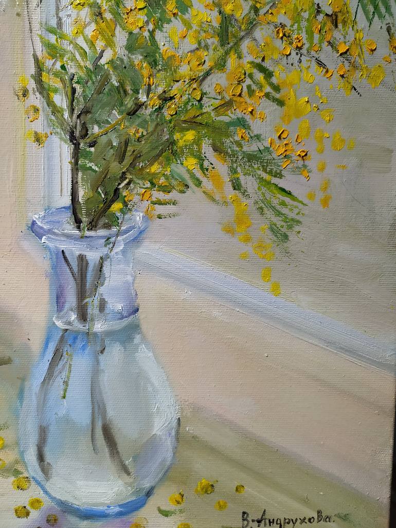 Original Impressionism Floral Painting by Valentina Andrukhova