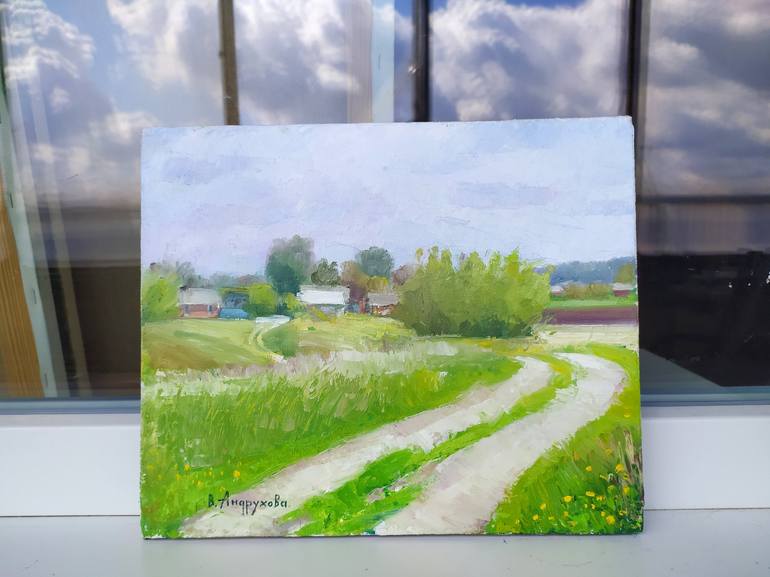 Original Realism Landscape Painting by Valentina Andrukhova