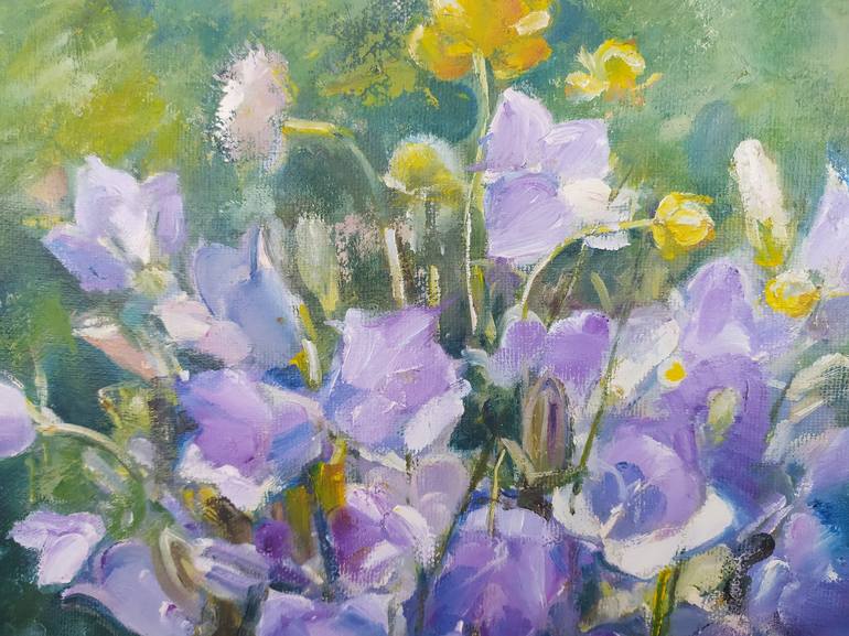 Original Impressionism Floral Painting by Valentina Andrukhova