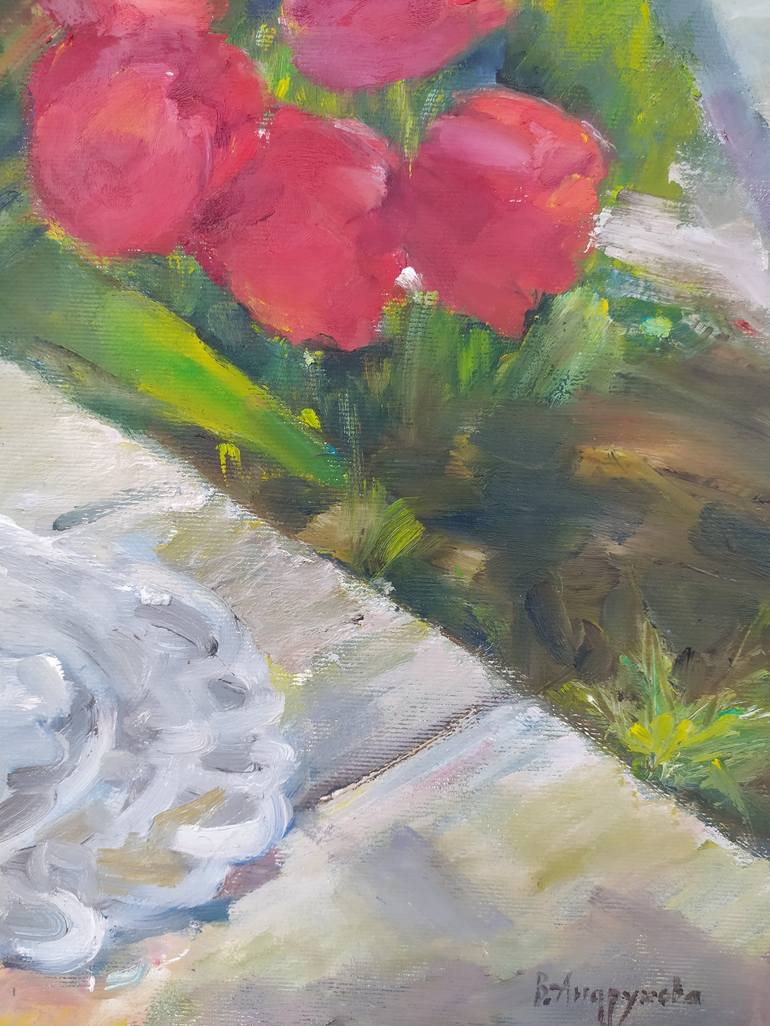 Original Impressionism Still Life Painting by Valentina Andrukhova