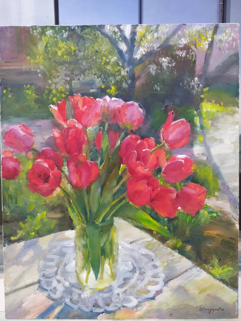 Original Impressionism Still Life Painting by Valentina Andrukhova