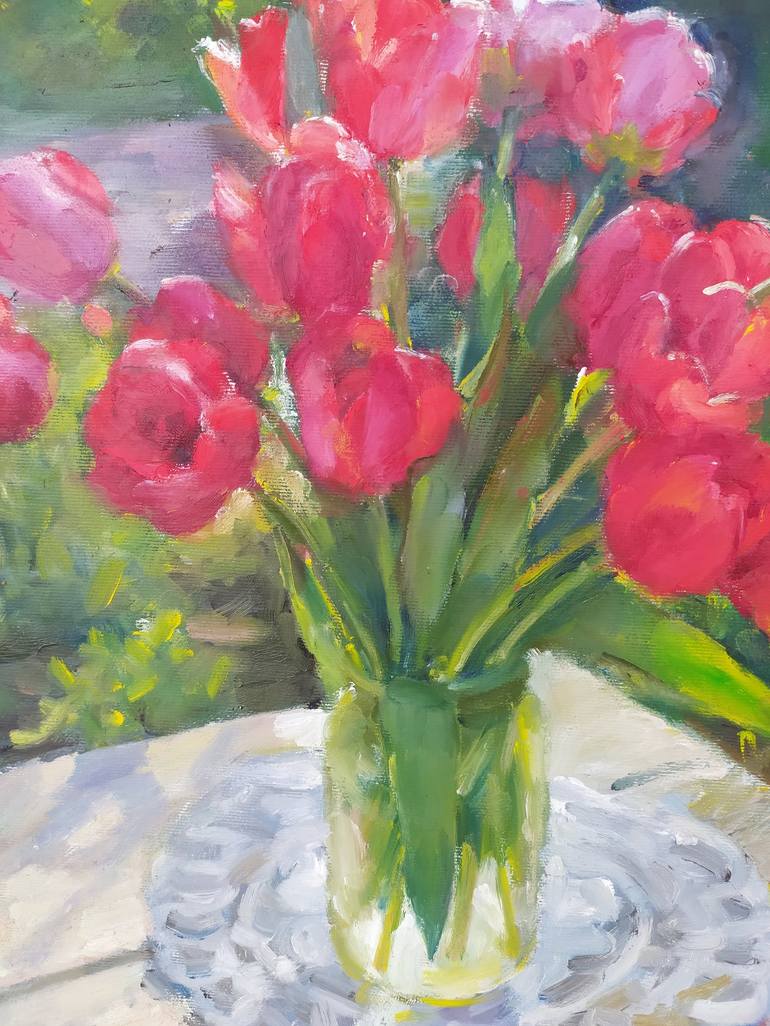 Original Impressionism Still Life Painting by Valentina Andrukhova