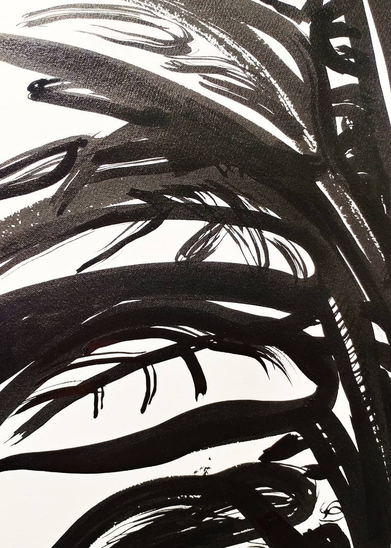 Original Expressionism Calligraphy Drawing by Josie Koznarek
