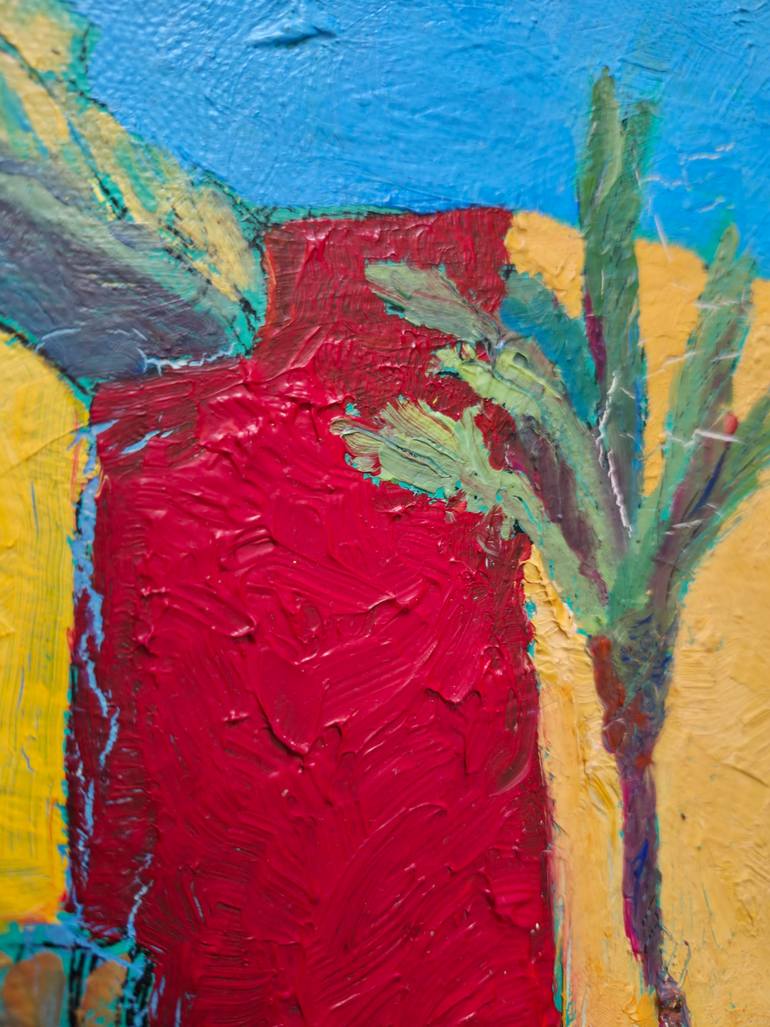 Original Symbolism Travel Painting by Olena Zublevich