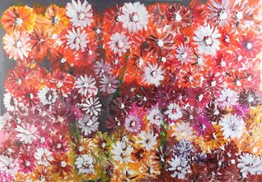 Original Floral Painting by Hector Gonzalez