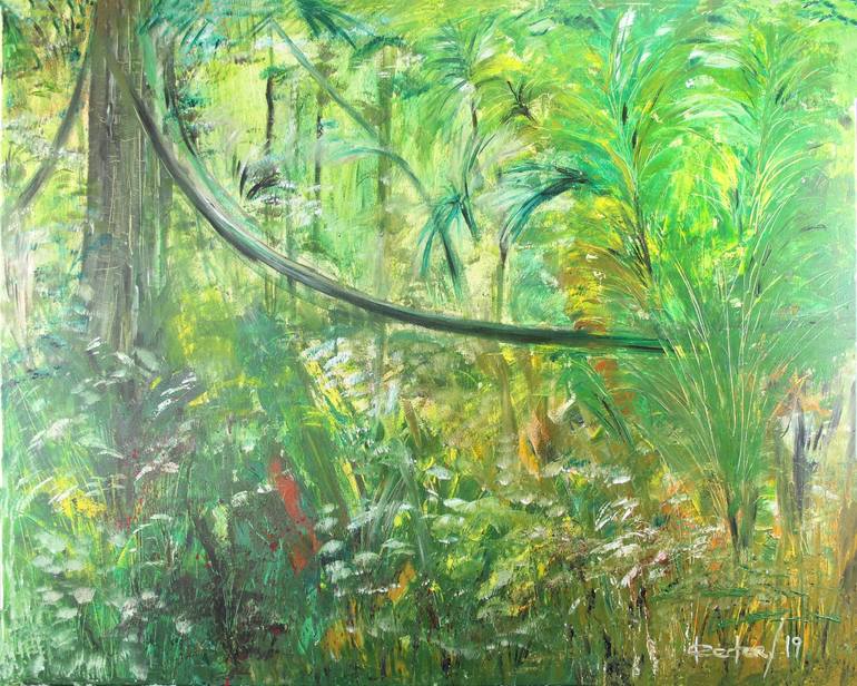 impressionist painting jungle