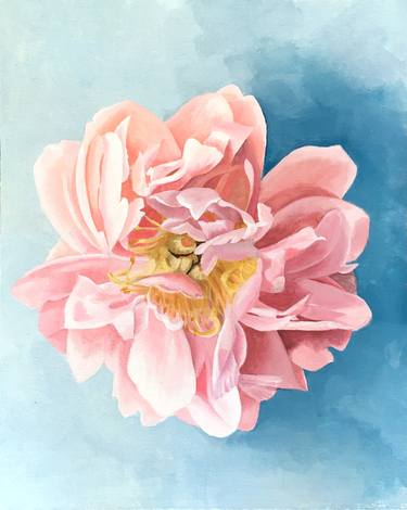 Original Portraiture Floral Paintings by Rachel Perls